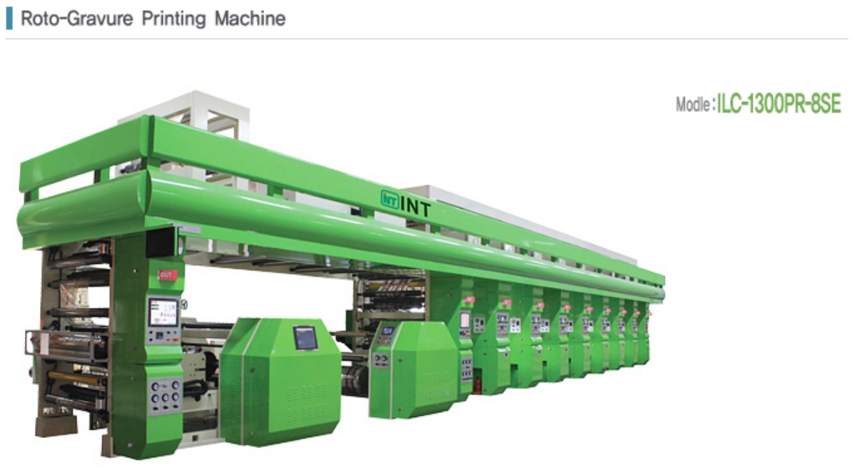 Rotogravure printing machine